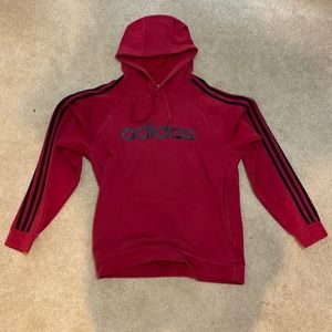 Adidas red sweatshirt